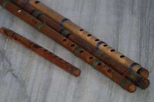 Holes in the Bamboo flutes