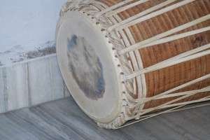 The bigger head of the Pakhawaj