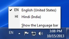 Hindi keyboard